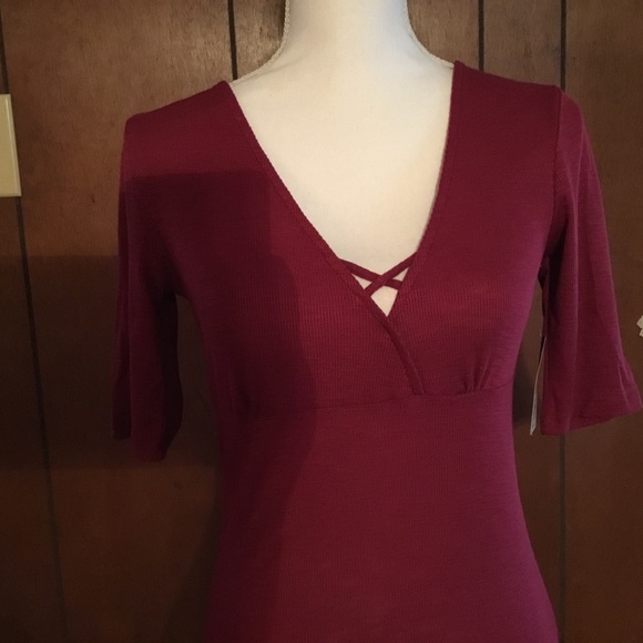 NWT No Boundaries pink violet top size Small - Picture 2 of 6